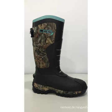 Bequeme Gummi -wasserdichte Camo Sumpfige Stiefel